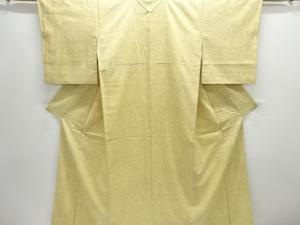 花模様手織り真綿紬着物